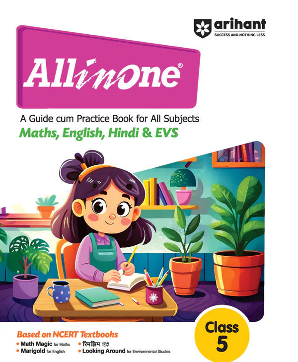 Class-5 - All in one -Math, english , Hindi ,EVS