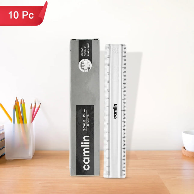 CAMLIN KOKUYO PLASTIC SCALE 15CM