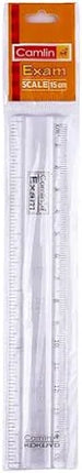 CAMLIN KOKUYO PLASTIC SCALE 15CM	BOX OF 10 PC